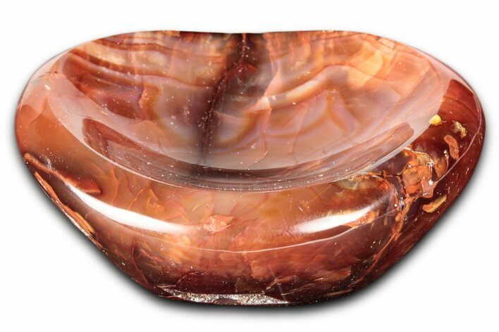 Beautiful Carnelian Agate Dish - Madagascar #339409